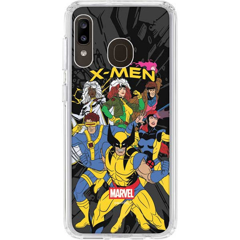 Marvel X-Men Group Galaxy A20 Clear Case